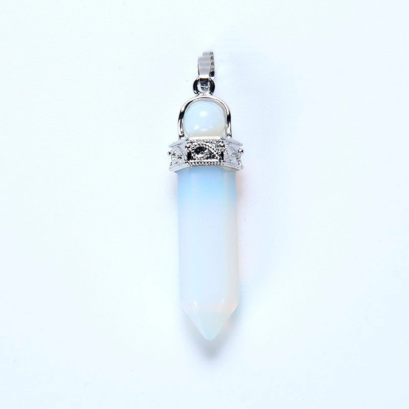Natural Crystal Amethyst Pendant Fashion Simple Reiki Point Raw Gem Necklace Souvenir For Men Women Charm Mineral Jewelry
