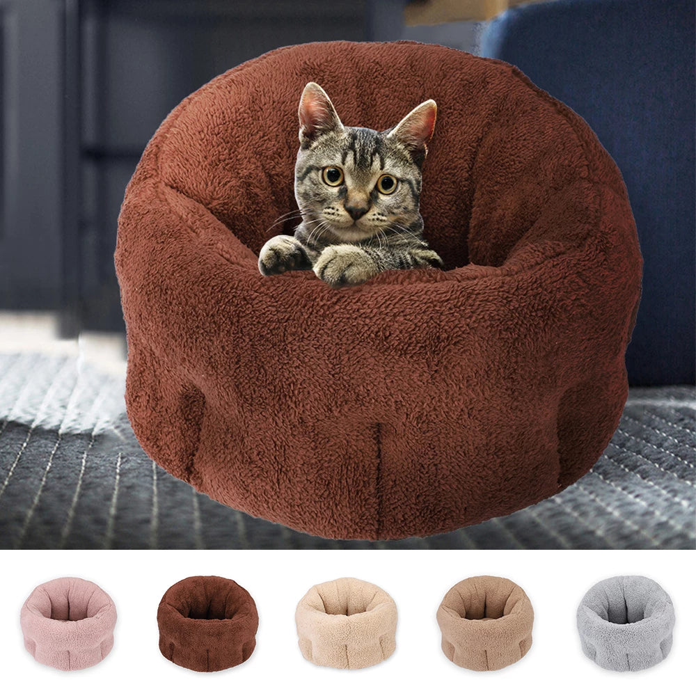 Maison de chien Maison de chat Niche pour animaux de compagnie en coton Doux pour chiens et chiots Grands chiens Lits d'intérieur apaisants pour chiens Canapé chaud Lavable