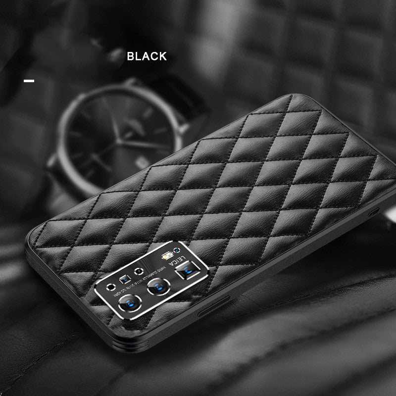 Wholesale Huawei P40pro Fragrant Wind Rhombus Mobile Phone Case P40 Creative Protective Cover Mate40pro Mobile Phone Case