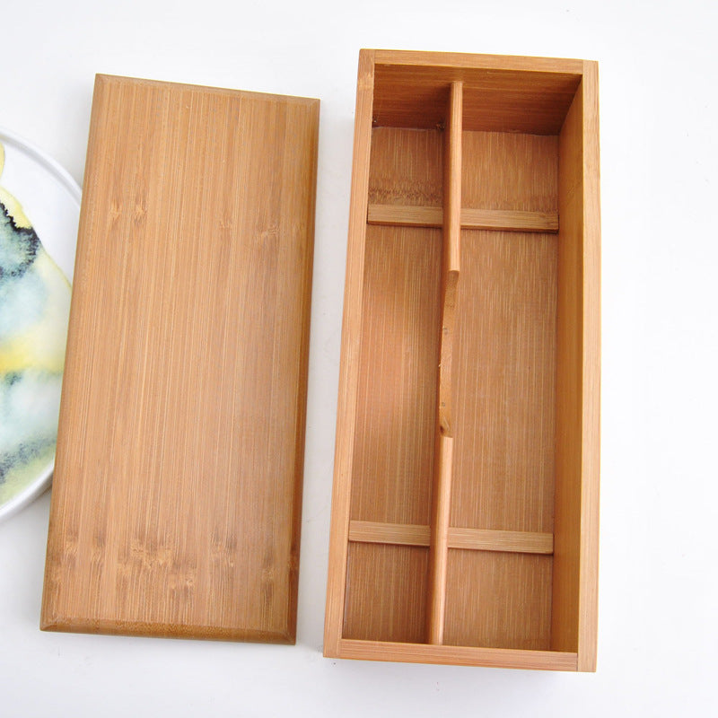 Storage Chopsticks Chopsticks Bamboo Wooden Box