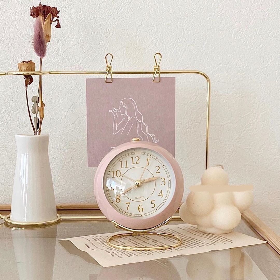 Retro Small European Style Simple Alarm Clock