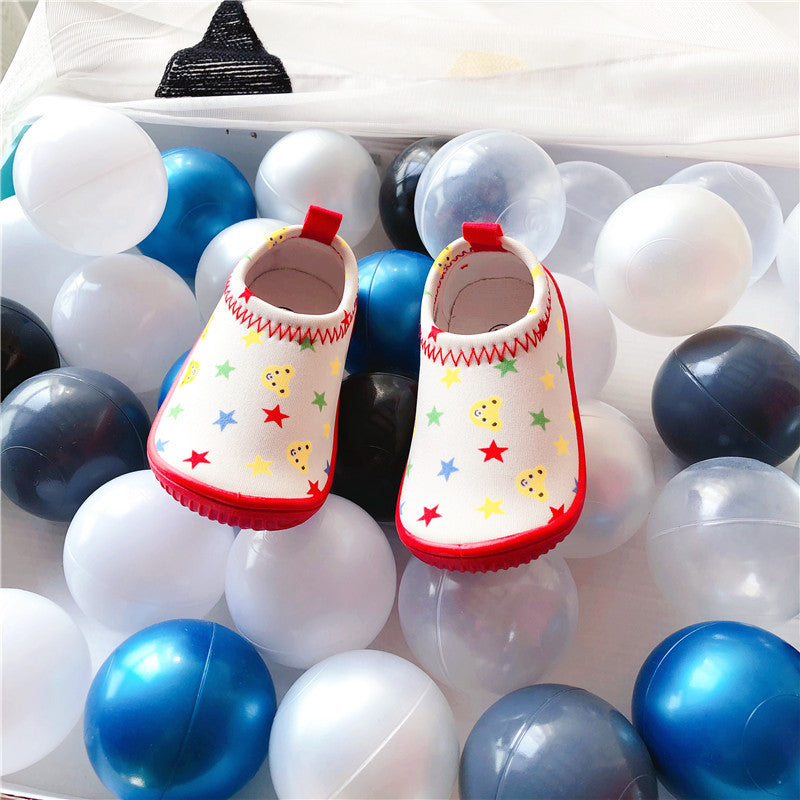 Stretch Canvas Shoes, Baby Soft-Soled Toddler Shoes, Boys' And Girls' Shoes