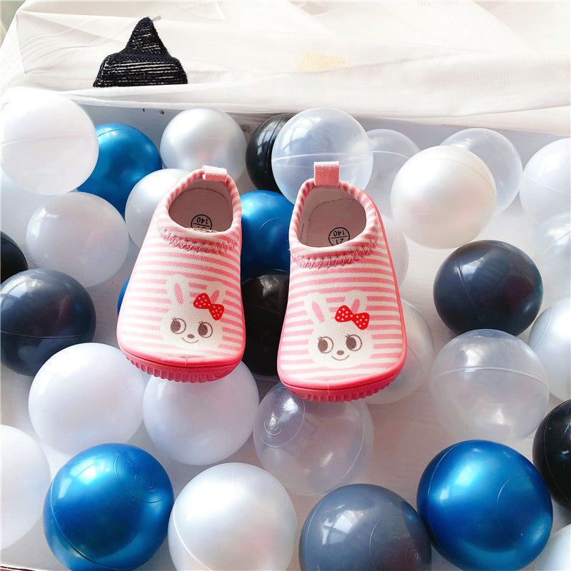 Stretch Canvas Shoes, Baby Soft-Soled Toddler Shoes, Boys' And Girls' Shoes