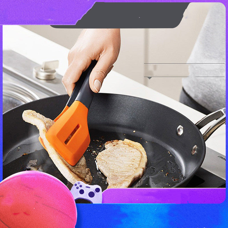 Pince de cuisine en silicone pour barbecue, salade, pain, pince de service antiadhésive pour barbecue et grillades