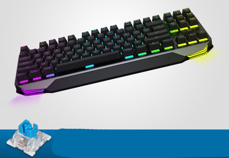 Machenike Gaming Keyboard K7 Wireless keyboard Pink Mechanical Keyboard 87 key Bluetooth 3.0 Black Switch Blue Switch keybaord