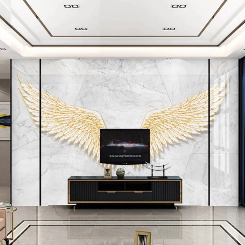 Modern Minimalist Nordic Abstract Angel Wings Wallpaper Wall
