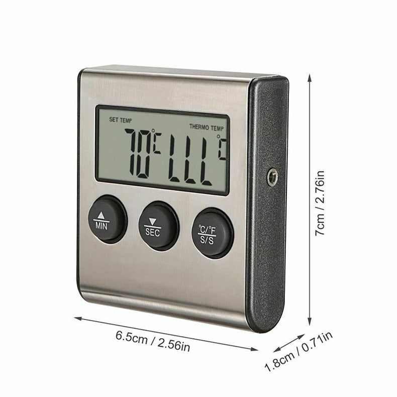 Multifunctional Stainless Steel Probe Food Thermometer Bbq Food Oil Thermometer