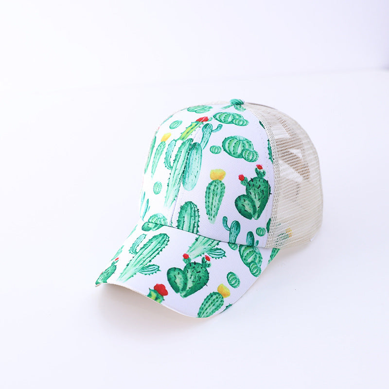 Distressed Mesh Breathable Thin Summer Sunscreen Hat Baseball Cap
