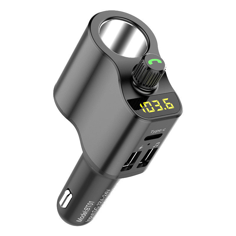 Car Supplies Bluetooth Receiver Hands-free Call Fm Transmitter