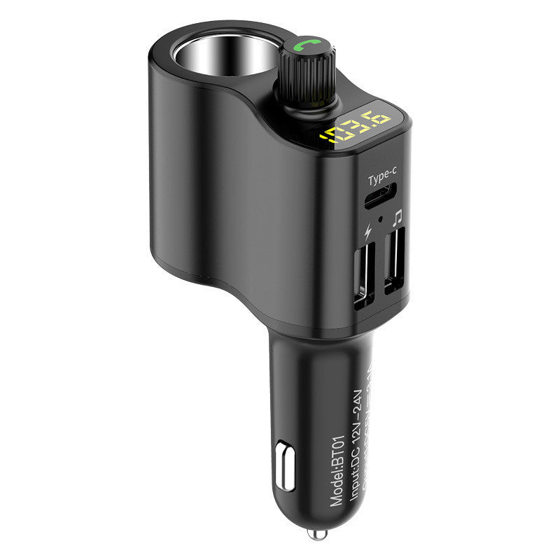 Car Supplies Bluetooth Receiver Hands-free Call Fm Transmitter