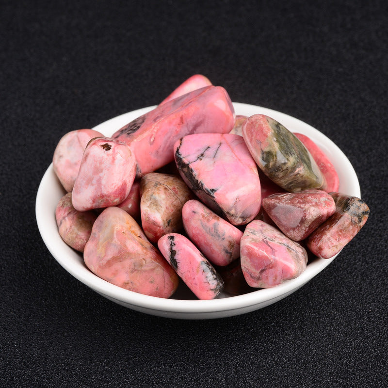 Natural Crystal Rhizome Crushed Stone Rose
