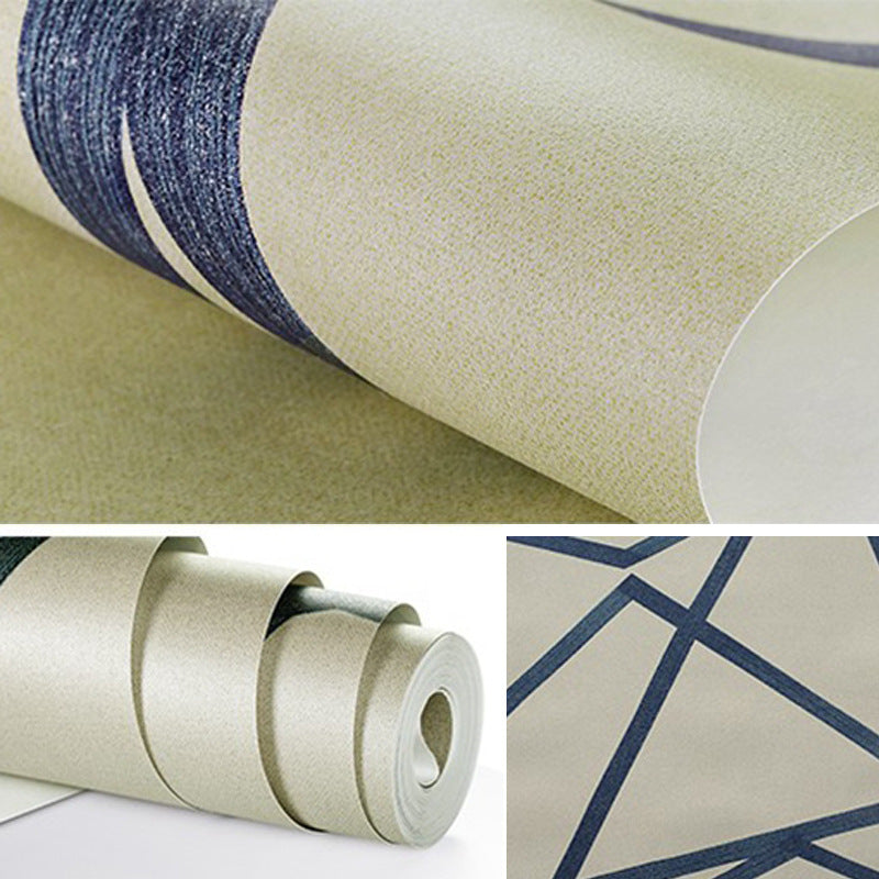 Simple Geometric Lines Non-Woven Wallpaper