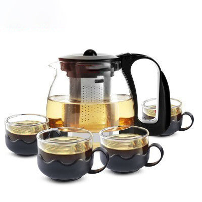 Stainless Steel Inner Flower Teapot, Glass Teapot 700ml Teapot