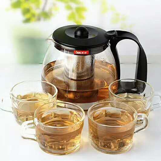 Stainless Steel Inner Flower Teapot, Glass Teapot 700ml Teapot