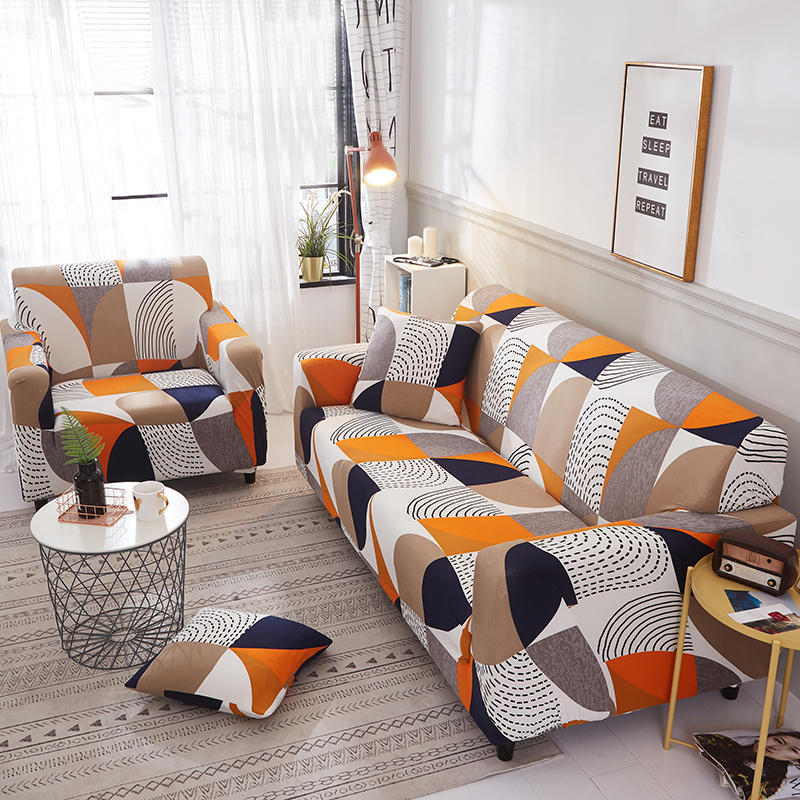 Printed Stretch Sofa Cover All-Inclusive Universal Cover Leather Sofa Cover Combination Universal Non-Slip Four Seasons Suitable For One Drop Shipping