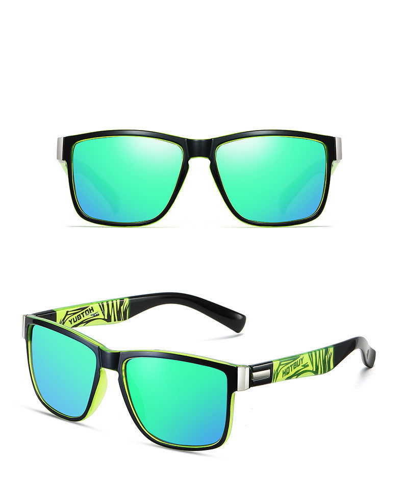 Sports Riding Polarized Sunglasses Men'S Square Outdoor Sunglasses
