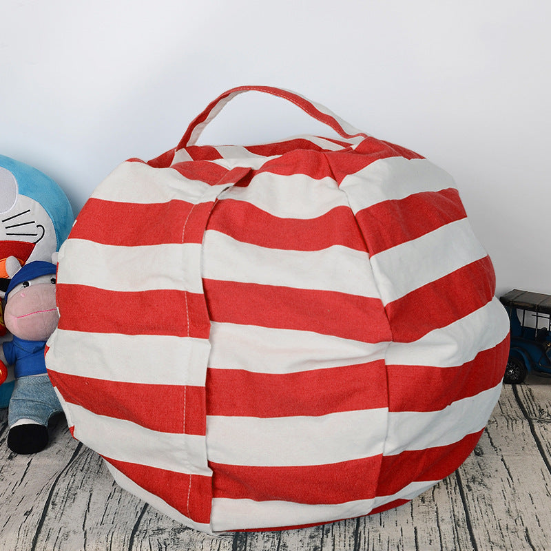 Canvas Plush Toy Storage Bag Quilt Parcel Storage Bag Multifunctional Travel Storage Bag Spot 17In
