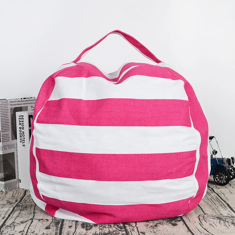 Canvas Plush Toy Storage Bag Quilt Parcel Storage Bag Multifunctional Travel Storage Bag Spot 17In