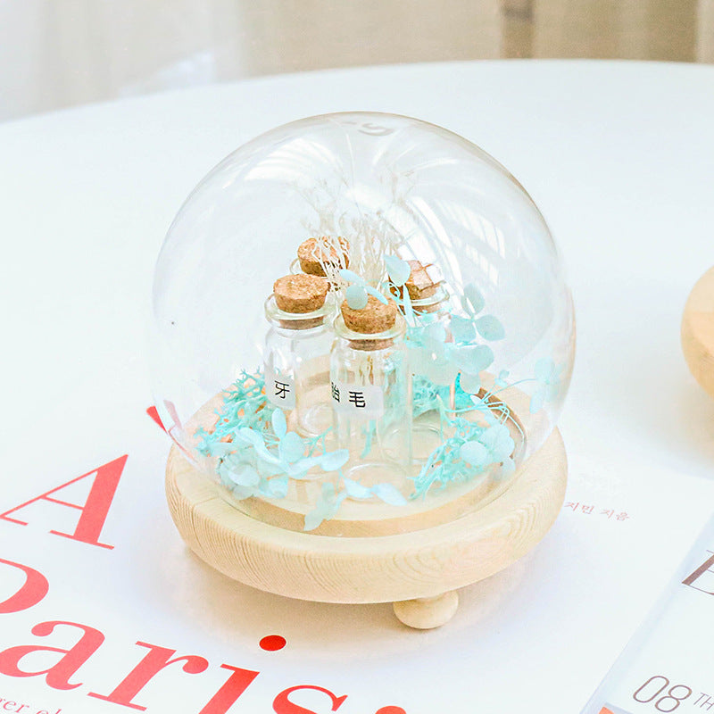 Baby Lanugo, Deciduous Teeth, Umbilical Cord Preservation Box, Bottle Decoration Gift