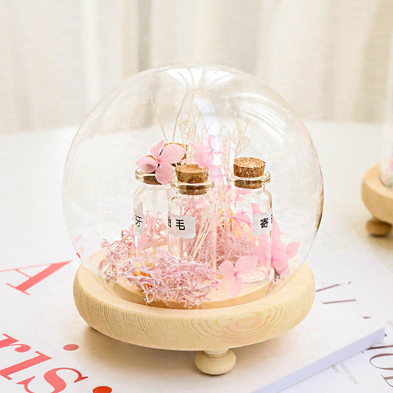 Baby Lanugo, Deciduous Teeth, Umbilical Cord Preservation Box, Bottle Decoration Gift