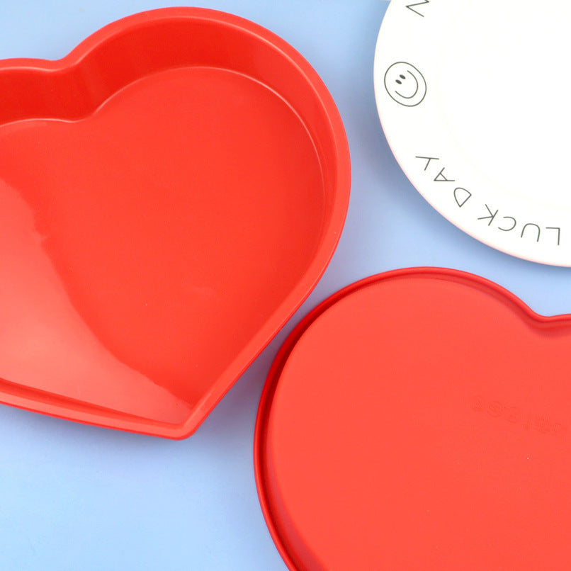 Grand moule à pâtisserie unique pour la Saint-Valentin Juxian en silicone, moule à gâteau en forme de cœur de pêche en silicone, moule à pâtisserie en silicone, moule en forme de cœur