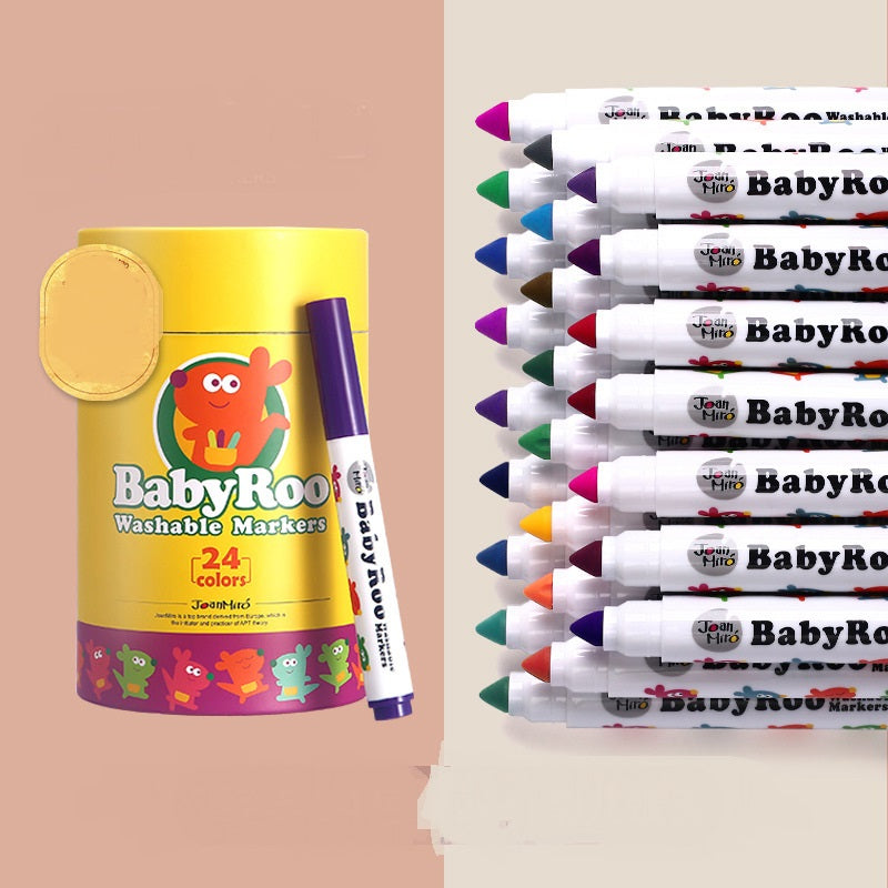 New Children's Color Washable Crayons Set