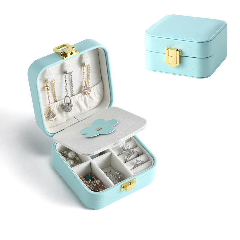 Jewelry Storage Box Pu Leather Ring Box