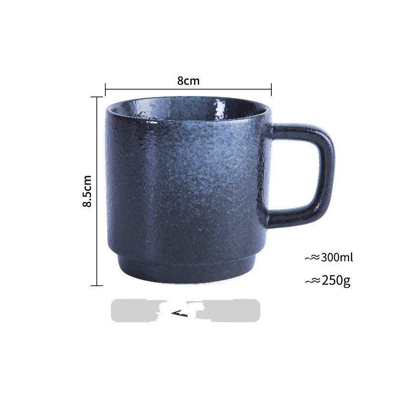 Tasse japonaise en céramique Tasse à eau Tasse à café Tasse à anse Tasse à boire Tasse à lait domestique Tasse à jus Tasse à thé