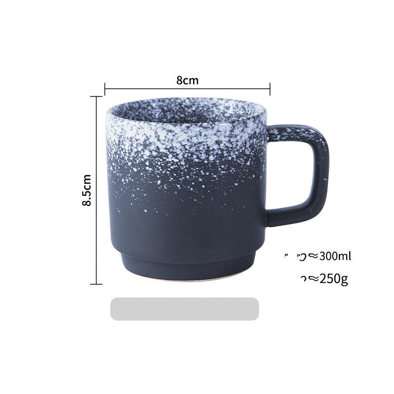 Tasse japonaise en céramique Tasse à eau Tasse à café Tasse à anse Tasse à boire Tasse à lait domestique Tasse à jus Tasse à thé