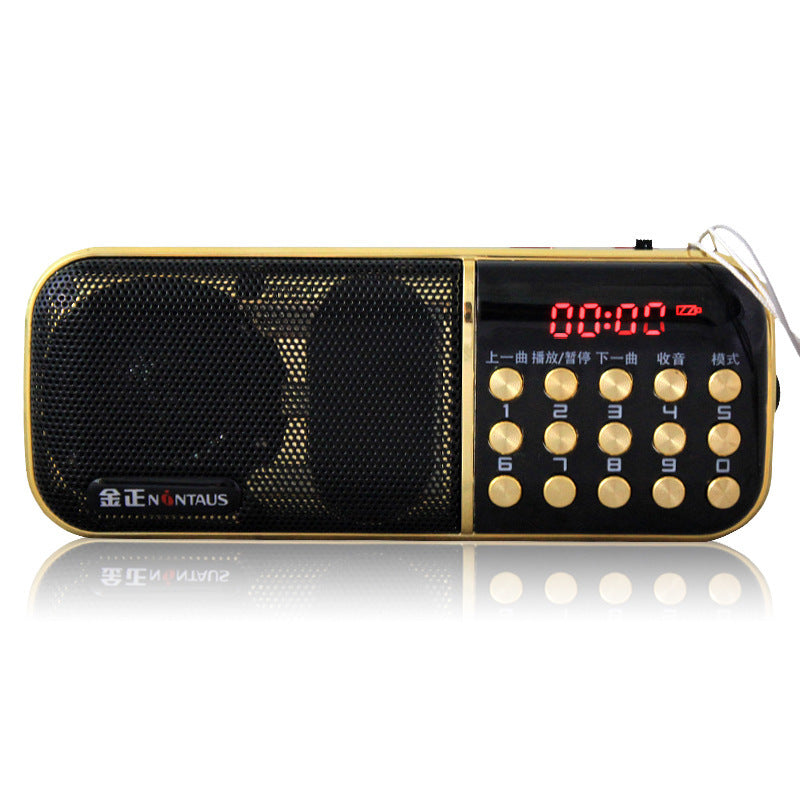 Jinzheng B851 Dual Card Dual Battery Card Small Speaker Old Man Radio Mp3 Player Singing Opera Machine Wholesale