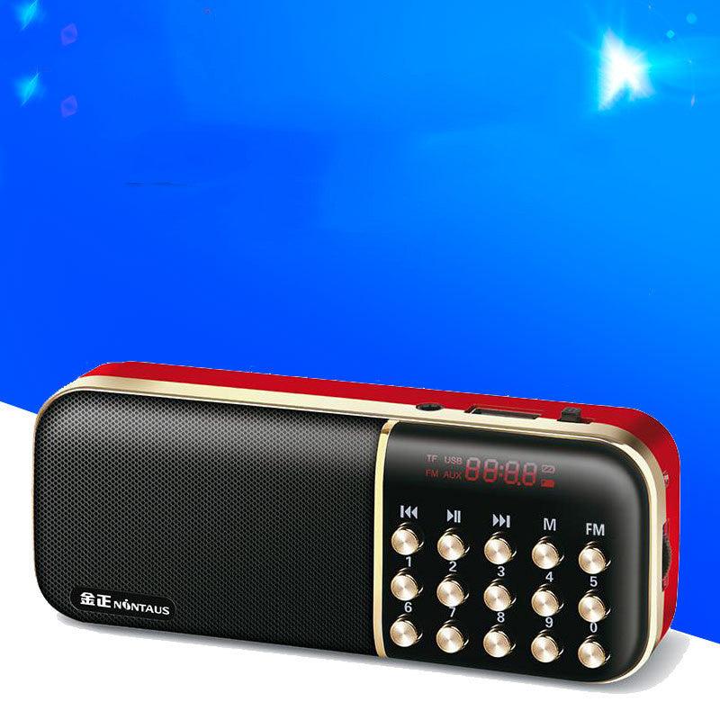 Jinzheng B851 Dual Card Dual Battery Card Small Speaker Old Man Radio Mp3 Player Singing Opera Machine Wholesale