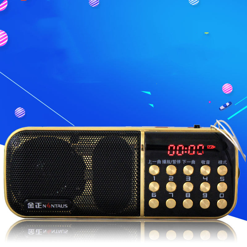 Jinzheng B851 Dual Card Dual Battery Card Small Speaker Old Man Radio Mp3 Player Singing Opera Machine Wholesale