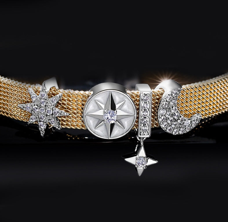 Love Galaxy Series Atmospheric Bracelet Female Shining Bracelet Decoration Fashion Temperament Trend Hand Jewelry