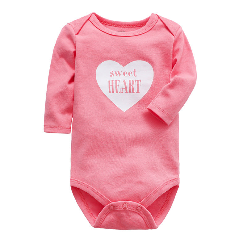 Cotton Long-Sleeved Triangle Romper Spring And Autumn Children'S Romper Bag Fart Clothes Baby And Children'S Clothing