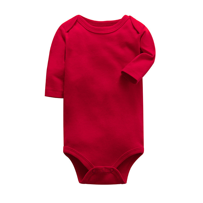 Cotton Long-Sleeved Triangle Romper Spring And Autumn Children'S Romper Bag Fart Clothes Baby And Children'S Clothing