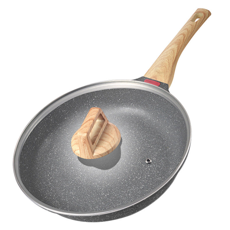 New Korean Style Macadamite Pan Non Stick Pan Fried Steak Pan Double Bottom Intelligent Sense Of Temperature Home Pan Fried Egg Pan