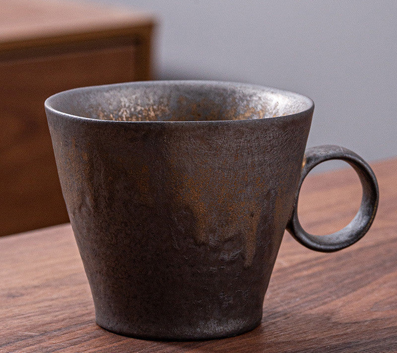 Gilt Glaze Coffee Cup Japanese Style Cup And Saucer Set