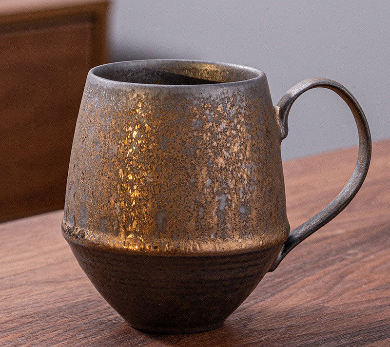 Gilt Glaze Coffee Cup Japanese Style Cup And Saucer Set