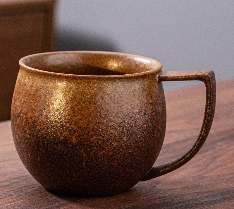 Gilt Glaze Coffee Cup Japanese Style Cup And Saucer Set