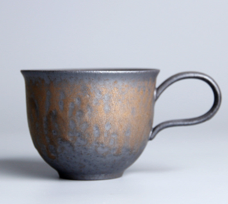 Gilt Glaze Coffee Cup Japanese Style Cup And Saucer Set
