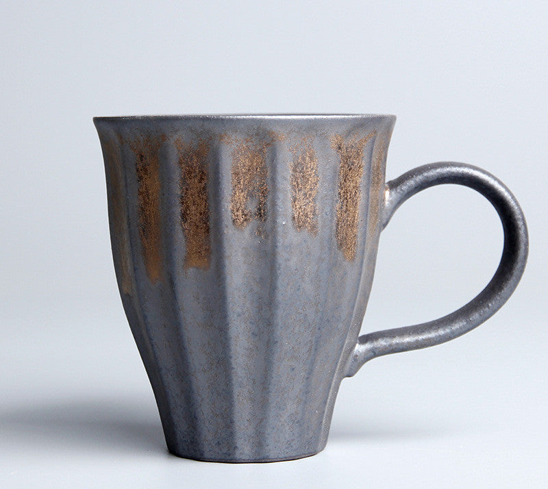 Gilt Glaze Coffee Cup Japanese Style Cup And Saucer Set