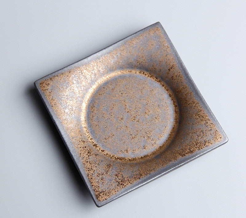 Gilt Glaze Coffee Cup Japanese Style Cup And Saucer Set