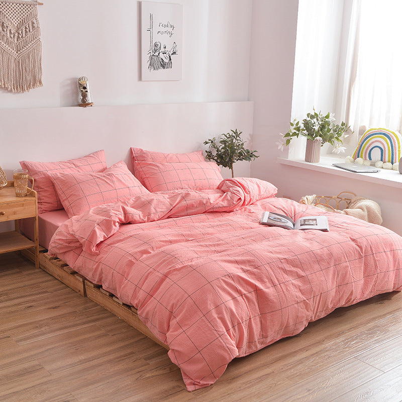Wuyin Four Piece Cotton Washed Cotton Set