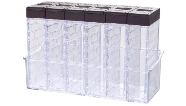 Moisture-Proof Six-Piece Seasoning Box