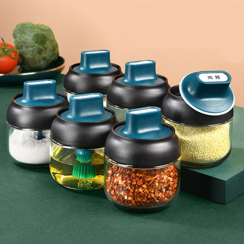 Seasoning Jar Kitchen Glass Seasoning Jar