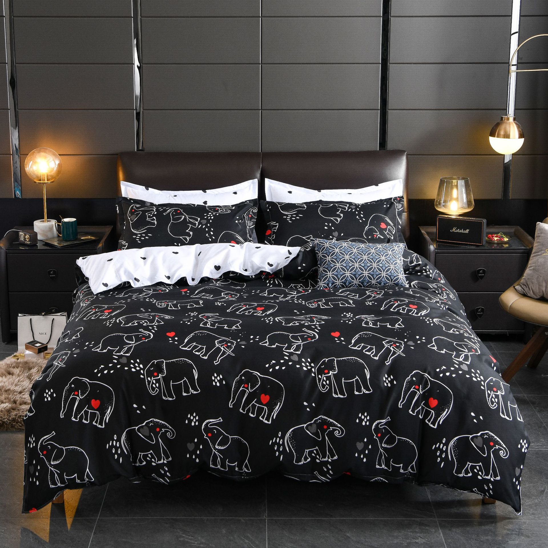 Four-Piece Bedding Aloe Cotton Three-Piece Home Textile