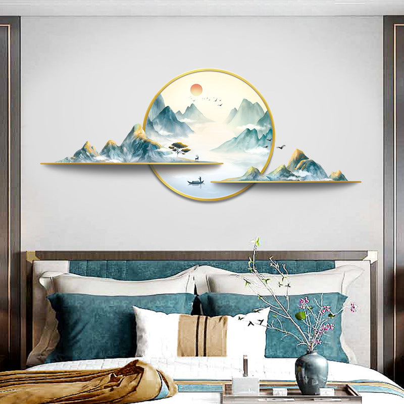 Chinese Style Ink Painting Wallpaper Self Adhesive Living Room