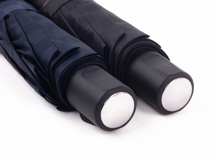 New Double Layer Embossing Hand Opening And Closing, Increasing 27 Inch 10 Bone Steel Umbrella Umbrella Umbrella