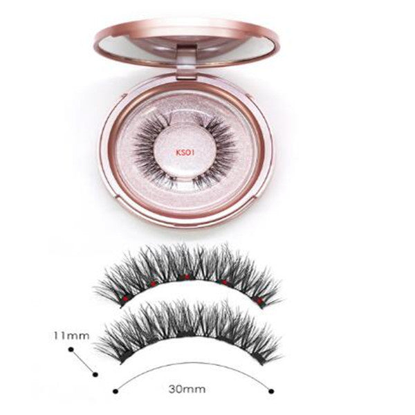 Five magnetic false eyelash set