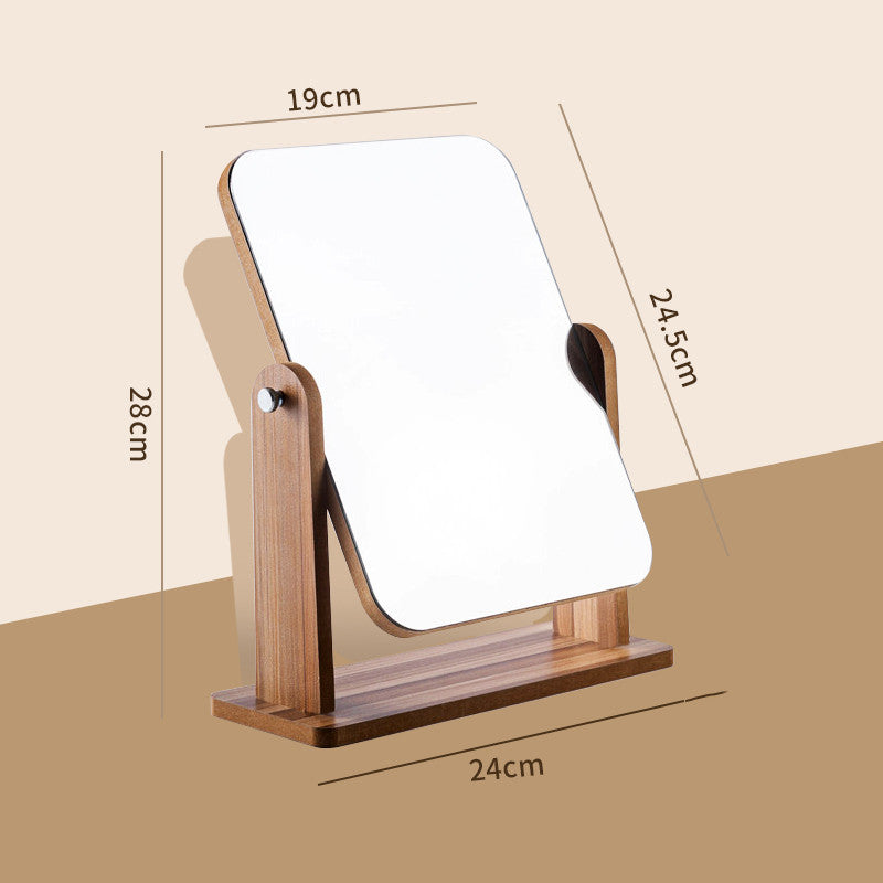 Mirror Household Small Student Dormitory Folding Makeup Mirror